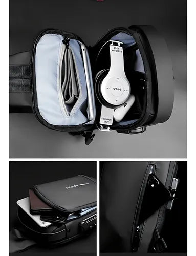 Bolso Anti-Robo Impermeable con Puerto USB