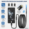 Cámara endoscópica Wifi de lente única/doble, Mini cámara de inspección de coche Android para Iphone IOS, boroscopio de tubería impermeable tipo C