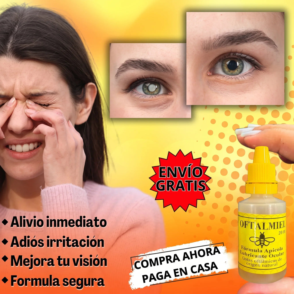 🐝 Oftalmiel — Las Gotas Naturales de Miel que Alivian Ojos Secos y Visión Borrosa  🚚 ¡Envío GRATIS!