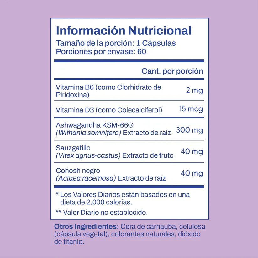 MENO l Cápsulas Adelgazantes  y Control Hormonal para la Menopausia