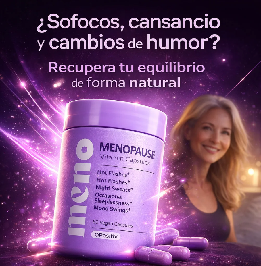 MENO l Cápsulas Adelgazantes  y Control Hormonal para la Menopausia