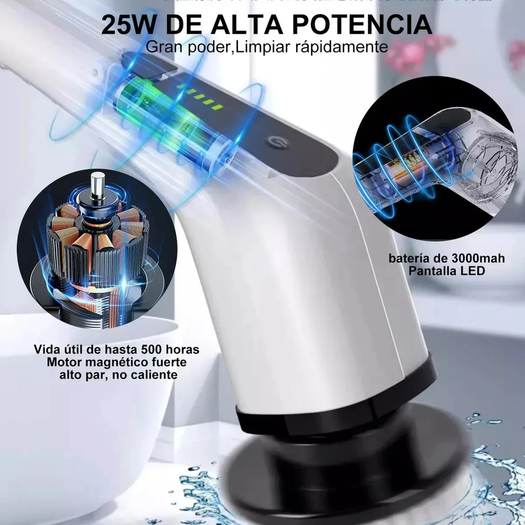 Cepillo Eléctrico 9 En 1 Para Limpiar
