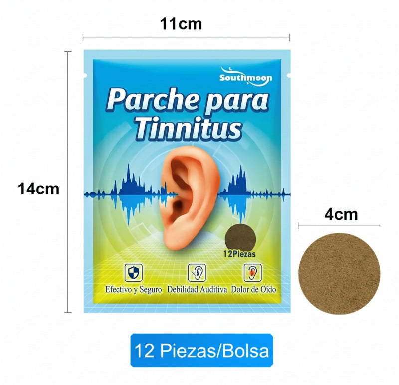 🌿👂 TinniCalm™: Parches herbales contra el tinnitus | Alivio natural y discreto | Envío GRATIS